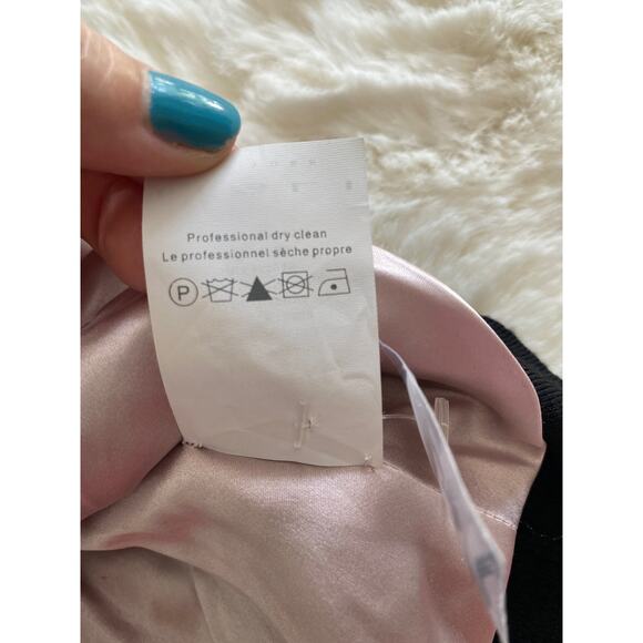 IISLI New York Womens Black Wool Silk Long Tunic Vest Sleeveless Cardigan Sz S - Picture 8 of 11